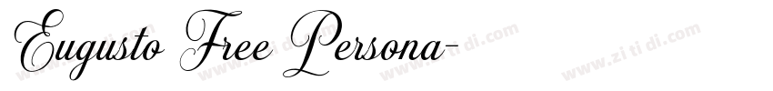 Eugusto Free Persona字体转换